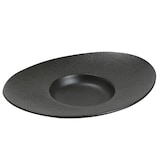 thumbnail of Assiette Pasta Ovale Noire - Hauteur : 6,5 cm Longueur : 32,2 cm Largeur : 26,4 cm  x6 Mondo Déco