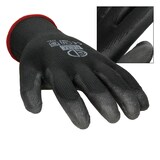 thumbnail of ECD Germany 60 Paar Arbeitshandschuhe PU-Beschichtet Größe 7-S Schwarz Atmungsaktiv Rutschfest Robust Montagehandschuhe