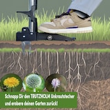 thumbnail of Unkrautstecher Löwenzahnentferner Unkrautentferner 100 cm Länge inkl. 4 Krallen Gartenhelfer