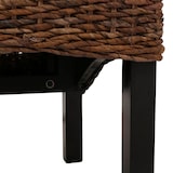 thumbnail of Set di 2 sedie da pranzo sedia in vimini M45 sedia banana wicker ~ scuro, senza cuscino