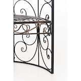 thumbnail of Arche à rosier Rosie en forme de demi pavillon avec banc de jardin Bronze