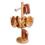 thumbnail of KESPER Brez'n-Ständer aus FSC®-Bambus, 6 Arme, Ø Standfuß 15 cm, Höhe 50 cm – rustikal & dekorativ für Küche, Buffet oder Oktoberfest (58616)