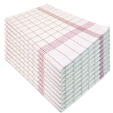thumbnail of Rot Geschirrtücher, 10er Pack,  50x70cm, 100% Baumwolle