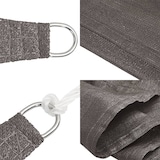 thumbnail of Toldo de vela cuadrado HDPE 2x2 m gris antracita