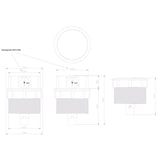 thumbnail of Steckdosenturm, versenkbar, 4 Steckdosen Typ E, Montageloch 121 mm, Innenbereich, Schwarz/Grau