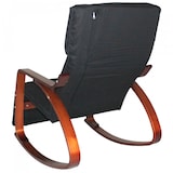 thumbnail of Fauteuil à bascule relaxant avec repose-pieds, modèle ZEN NOYER et NOIR par Yelloo