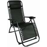 thumbnail of Tumbona reclinable negra 177 x 65 x 113 cm