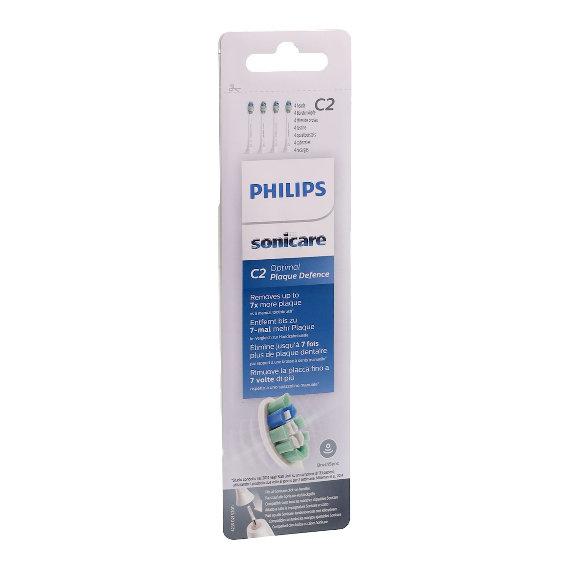 Philips HX902410 Sonicare Bürstenkopf 4 stk. für... elektrische Zahnbürste