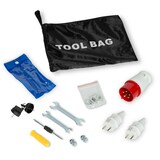 thumbnail of EBERTH 8000W dieselgenerator, 13,9 pk, 400V/230V/12V, AVR, oliebeveiliging, ATS-aansluiting