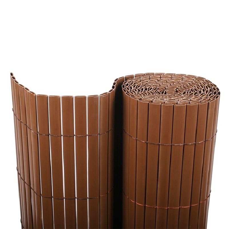 Bonerva | Lona PVC Dupla Face | Cor Castanho Chocolate | Rolo 2x3 Metros | 85% Ocultação | Lâminas 12mm | MAL0641