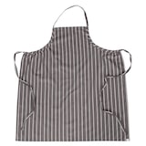 thumbnail of Chef Works® Basic ENGLISH CHEF Latzschürze,  Grau-Weiß-gestreift