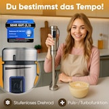 thumbnail of Mixeur plongeant 100W Acier inoxydable  PC-SM1317-Inox usage non-intensif Proficook