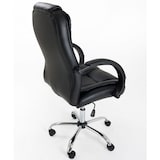 thumbnail of Poltrona da ufficio presidenziale ergonomica in ecopelle modello Smoke  con supporto lombare