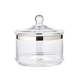 thumbnail of Ersatz-Deckel (Höhe 8,5 cm, ø 20 cm) für Glasdose Vigo 1231 + 1245, mundgeblasenes Kristallglas