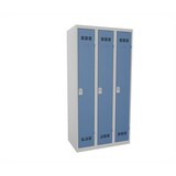 thumbnail of Vinco - Vestiaire industrie propre 3 cases h180 x l90 gris/bleu