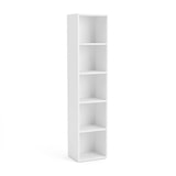 thumbnail of Libreria Scaffale 5 Vani Mobile Soggiorno Ufficio Casa 30x24x132 Cm - Bianco