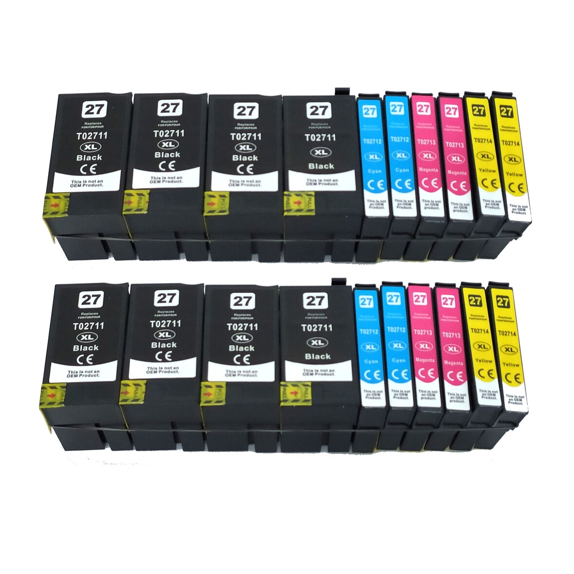 20x Tintenpatronen kompatibel f. Epson Workforce WF-3620 DWF ersetzt Epson 27XL und 27 Tintenpatronen