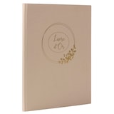 thumbnail of Livre d'Or Ringflower 22x27 cm, 100 pages, coloris latté