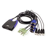 thumbnail of Aten CS64US 4-Port USB-KVM-Switch mit Kabel