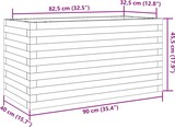 thumbnail of vidaXL Pflanzkübel 90x40x45,5 cm Massivholz Kiefer