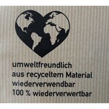 thumbnail of Mehrweg Kunststoff Tragetasche braun PE, 51my 47+20x27cm mit Henkel