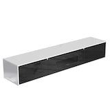 thumbnail of Merax Lowboard TV-Schrank, Hochglanz-TV-Schrank, farblich passend zu Schwarz und Weiß, mit farbwechselnder LED-Beleuchtung