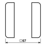 thumbnail of Jung Tastensatz, 1fach CD 501 TSA SW CD501TSASW
