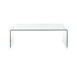thumbnail of Oreste Luchetta Tavolino BRIDGE GLASS in vetro curvato H.35 x L. 110 x P.55 cm Trasparente