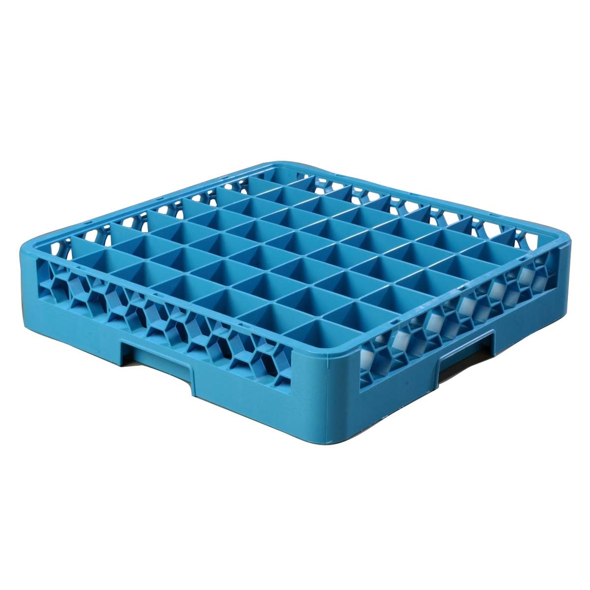 Carlisle Gläserkorb 49-Fächer 50.5 x 50.5 x 10 cm Polypropylen Blau