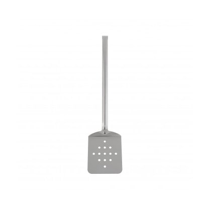 Geperforeerde roestvrijstalen bakspatel 11x9,3 cm, handvat 28 cm, Bianchi Delta