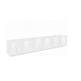 thumbnail of Web Furniture PING Porta Tv Melaminico 6 Ante 240cm Bianco Lucido