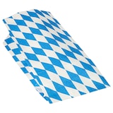 thumbnail of 10 X 100 Hähnchenbeutel, Papier mit Alu-Einlage 28 cm x 13 cm x 8 cm "Bayrisch blau" 1/1