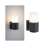 thumbnail of Paulmann Applique d'extérieur Tubs IP44 rond 105x175mmmax. 15W230VGris dépoli Métal#Matière plastique 94649