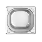 thumbnail of Contenedor GN Hendi Kitchen Line GN1/6 de 2,4 litros fabricado en acero inoxidable