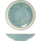 thumbnail of H&H Set 6 Piatti Fondi Mimosa Stoneware, Azzurro, Cm 22