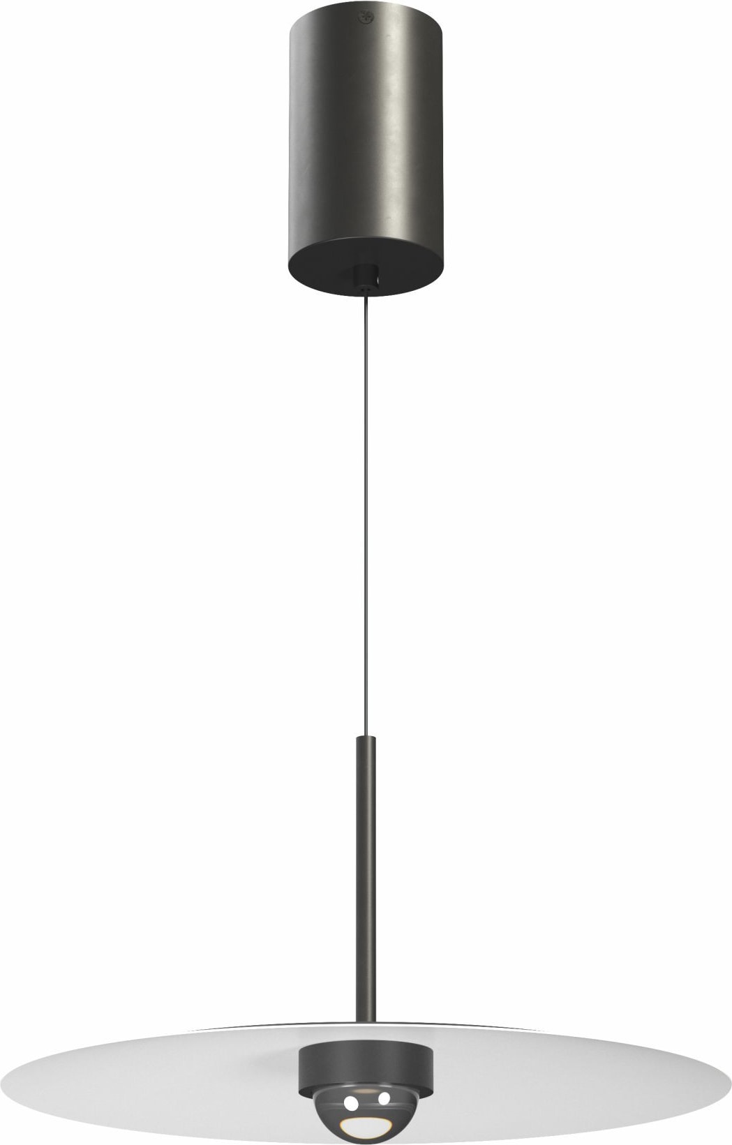 LED-Pendelleuchte Hutfläche 8W 83° 2700K Mattschwarz - Decken- oder Einbauleuchte für die Innenbeleuchtung - Beneito & Faure