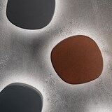 thumbnail of Zafferano Ciottolo LED Wandleuchte IP54 7W 890lm 3000K in Dunkelgrau Aluminium