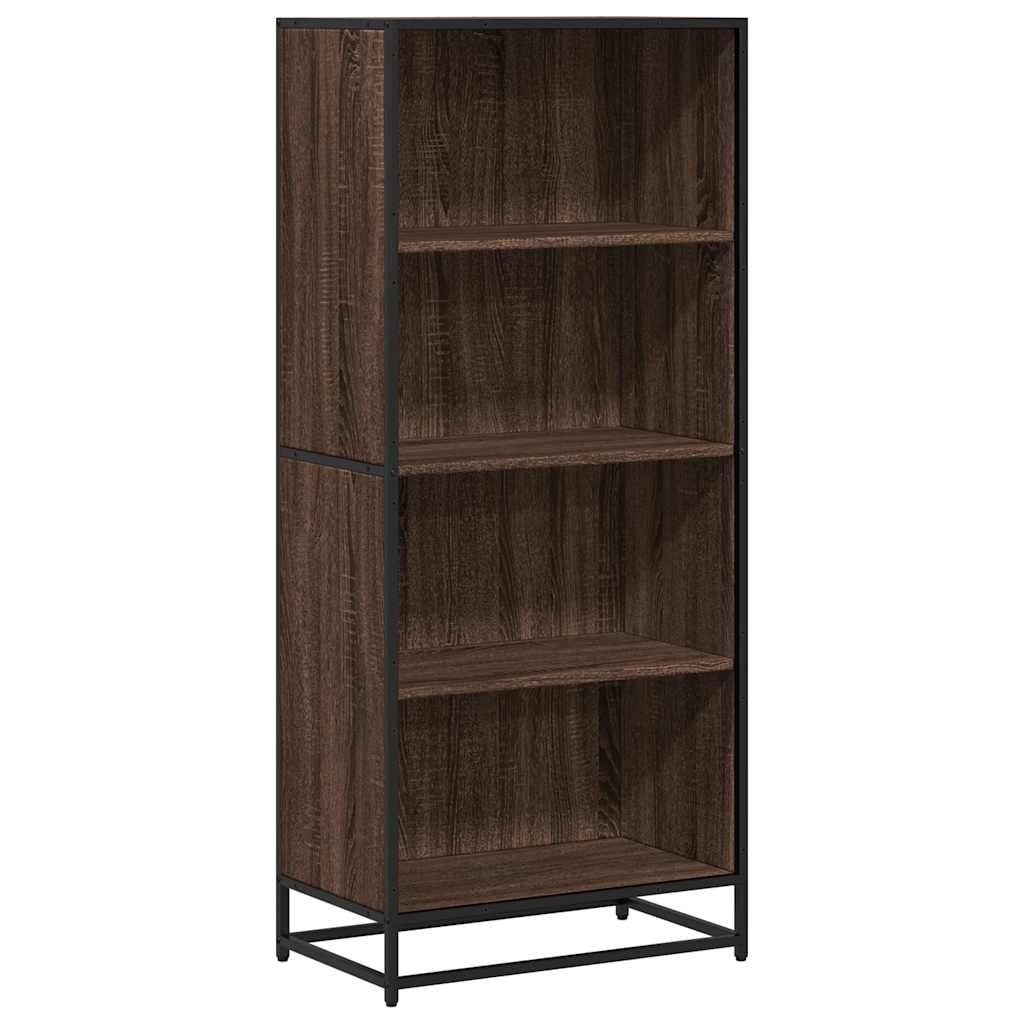 vidaXL Bücherregal Braun Eichen-Optik 60x35x139 cm Holzwerkstoff