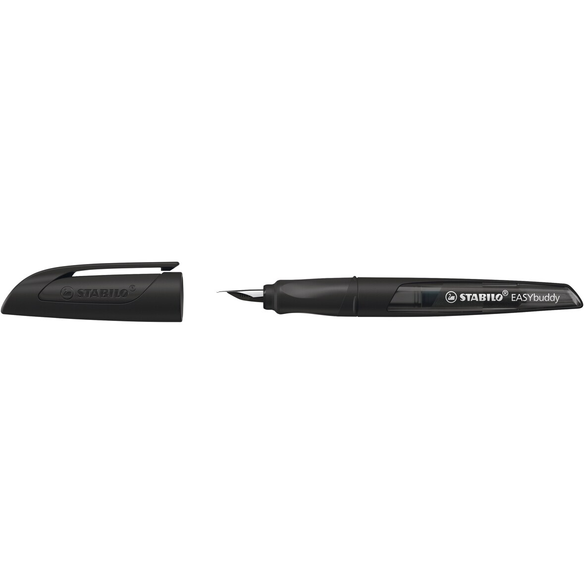 STABILO Stylo plume EASYbuddy Twilight Sky plume L spéciale gaucher - noir