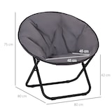thumbnail of Outsunny - Campingstuhl - 80Lx80Wx75Hcm - Grau