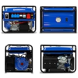 thumbnail of EBERTH 5500W Stromerzeuger, Notstromaggregat mit E-Start, 13PS Benzinmotor, 400V/230V/12V Anschlüssen, AVR & Ölmangelsicherung