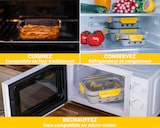thumbnail of PIKA - Lot de 3 boites alimentaires sous vide en verre + pompe de mise sous vide - 370ml + 640ml + 1050ml - Micro-ondes, four, congélateur - GlassShoc