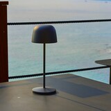 thumbnail of Lumisky Lampe de table sans fil SOPHIA Gris H28cm Acier Gris anthracite