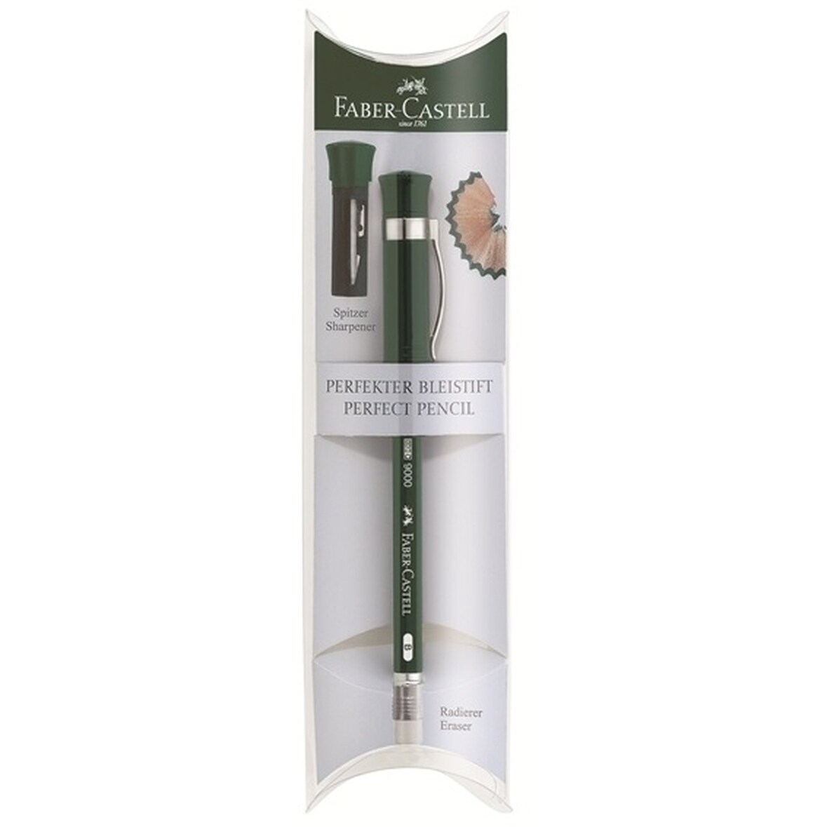 Bleistift Perfect Pencil 9000 B im Geschenkset Packung mit 10 Stück