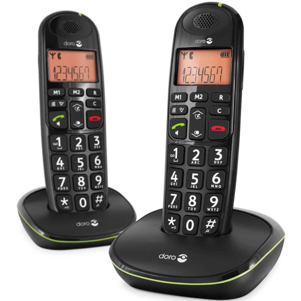 doro DECT-Telefon doroPhoneEasy100wDuo 380100
