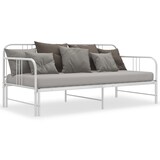 thumbnail of vidaXL Ausziehsofa Bettgestell Weiß Metall 90x200 cm