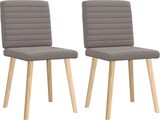thumbnail of vidaXL Esszimmerstühle 2 Stk. Taupe Stoff