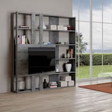 thumbnail of Librería abierta Kato M con panel de TV de hormigón