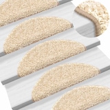 thumbnail of vidaXL Stufenmatten 20 Stk. 56x17x3 cm Creme Halbrund