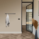 thumbnail of TOJ Living Wandkapstok – 20 haken – 78 cm – RVS – Mat zwart – Muurkapstok